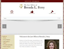 Tablet Screenshot of brendaferrylaw.com